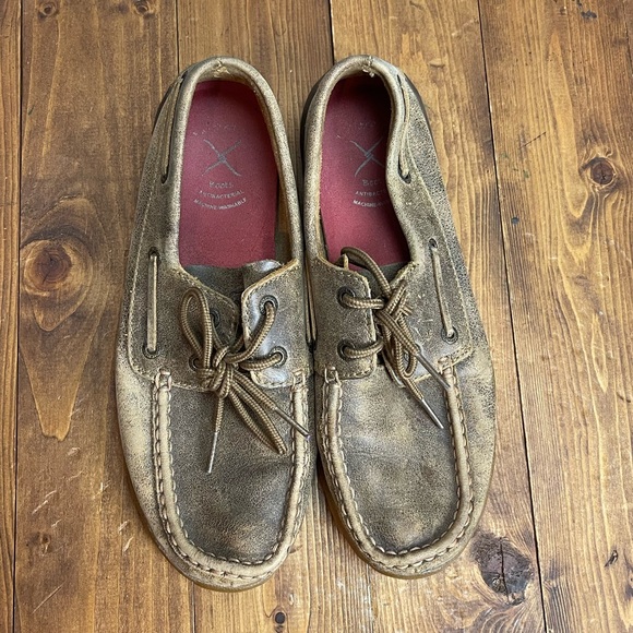 Twisted X Women's Boat Shoe Driving Moc WDM0003 size 7.5 m - Picture 2 of 8